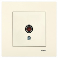 Розетка ТВ конечная VIKO Karre крем 90960110
