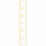 Рамка шестерная вертикальная VIKO Karre крем 90960225