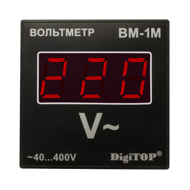 Вольтметр DigiTOP на DIN-рейке ВМ-1М
