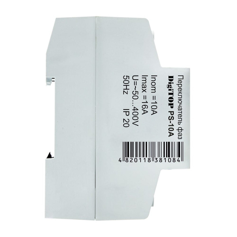 Автоматический переключатель фаз DigiTOP на DIN-рейку PS-10A