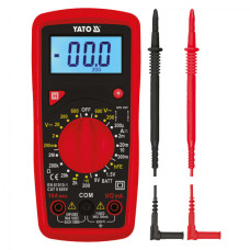 Мультиметр для измерения электр. параметров YATO с LCD-дисплеем (YT-73081)