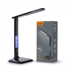 Настольный LED светильник VIDEX VL-TF05B 7W черный (VL-TF05B)