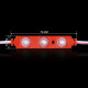 Светодиодный модуль BRT XG191 5630-3led 1,5W RED 12v IP65 красный с линзой полусфера XG191 LM-12-1.5-5630-7515