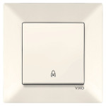 Кнопка звонка VIKO Meridian крем 90970206-WH