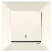 Кнопка звонка VIKO Meridian крем 90970206-WH