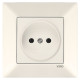 Розетка одинарная б/з VIKO Meridian крем 90970207-WH
