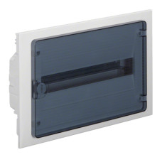 Щиток встроенный прозрачный на 18 модулей HAGER Golf VF118TD