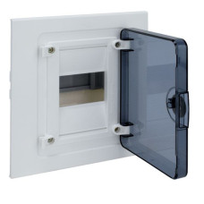 Щиток встроенный прозрачный на 4 модуля HAGER Golf VF104TD