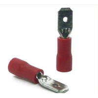 Коннектор АСКО-УКРЕМ плоский с частичной изоляцией «папа» MDD1.25-187 A0060020014 (100шт)