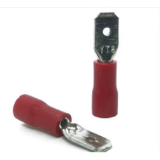 Коннектор АСКО-УКРЕМ плоский с частичной изоляцией «папа» MDD1.25-187 A0060020014 (100шт)