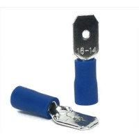 Коннектор АСКО-УКРЕМ плоский с частичной изоляцией «папа» MDD2-250 A0060020013 (100шт)