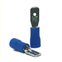 Коннектор АСКО-УКРЕМ плоский с частичной изоляцией «папа» MDD2-187 A0060020007 (100шт)