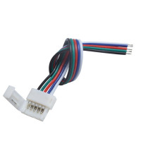 Коннектор для LED лент RGBW OEM №21 10mm зажим-провода 5pin SC-21-SW-12-5