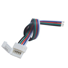 Коннектор для LED лент RGBW OEM №21 10mm зажим-провода 5pin SC-21-SW-12-5