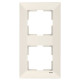Рамка двойная вертикальная VIKO Meridian крем 90979032-WH