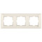 Рамка тройная горизонтальная VIKO Meridian крем 90979013-WH