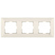 Рамка тройная горизонтальная VIKO Meridian крем 90979013-WH