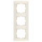 Рамка тройная вертикальная VIKO Meridian крем 90979033-WH