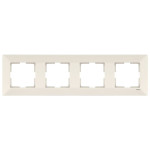 Рамка четверная горизонтальная VIKO Meridian крем 90979014-WH