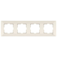 Рамка четверная горизонтальная VIKO Meridian крем 90979014-WH