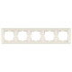 Рамка пятерная горизонтальная VIKO Meridian крем 90979015-WH