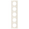 Рамка пятерная вертикальная VIKO Meridian крем 90979035-WH