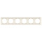 Рамка шестерная горизонтальная VIKO Meridian крем 90979016-WH