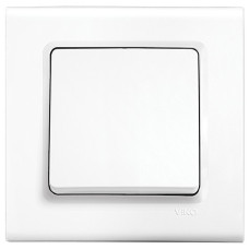 Выключатель одноклавишный VIKO Linnera белый 90400001
