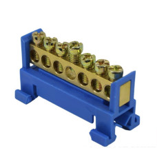 Нулевая шина LEMANSO на DIN-рейку №7 / LMA019