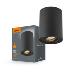 Світильник під лампу SPF13A GU10 накладний чорний (VL-SPF13A-B)