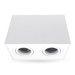 Накладной светильник FERON ML305-2 MR16 GU10 белый 40015