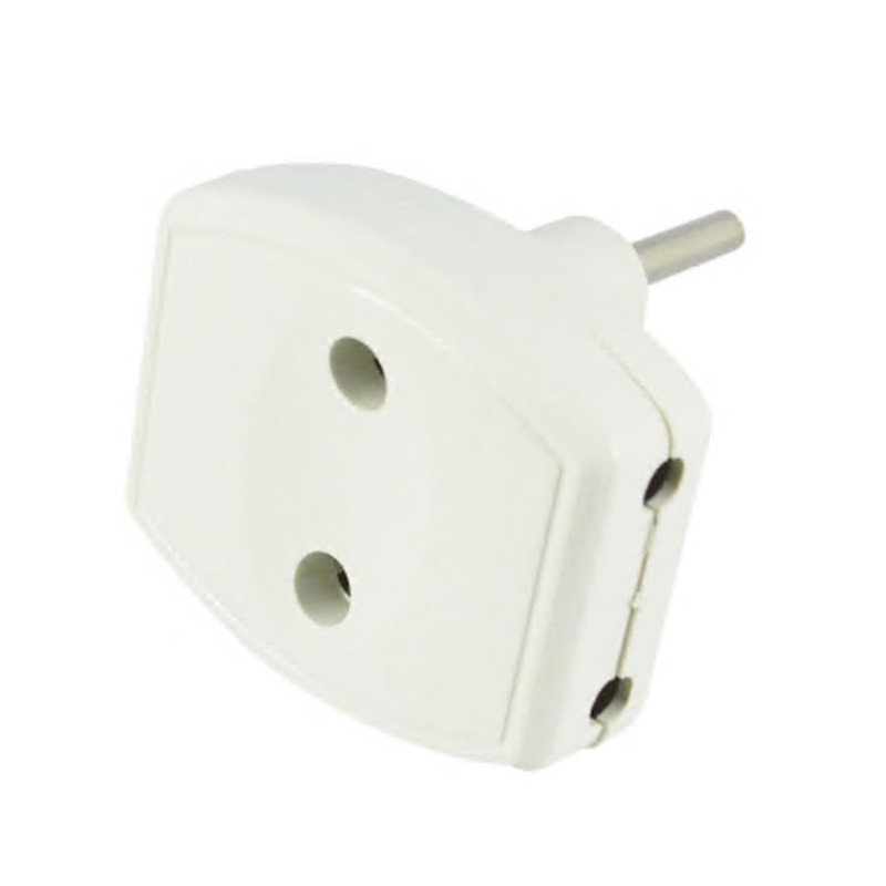 Тройник плоский LUXEL 1012 белый