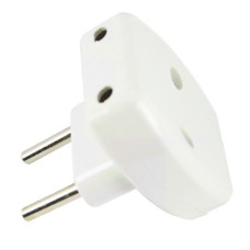 Тройник плоский LUXEL 1012 белый