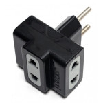 Тройник LUXEL крестообразный 1113 черный