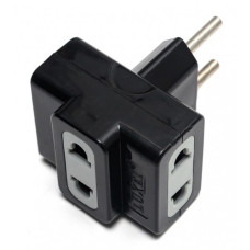 Тройник LUXEL крестообразный 1113 черный