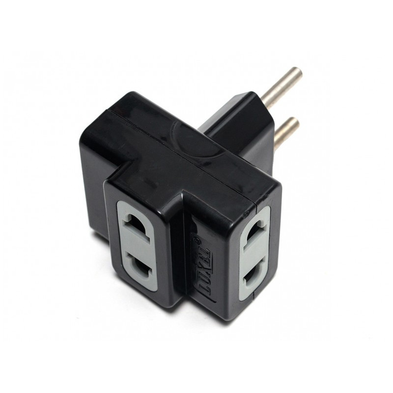 Тройник LUXEL крестообразный 1113 черный