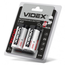 Аккумуляторные батарейки VIDEX HR20/D 7500mAh 1,2V HR20/7500/2DB