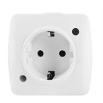 Розетка El-BI Alsu одинарная с/з накладная белая IP20 (504-010200-217)