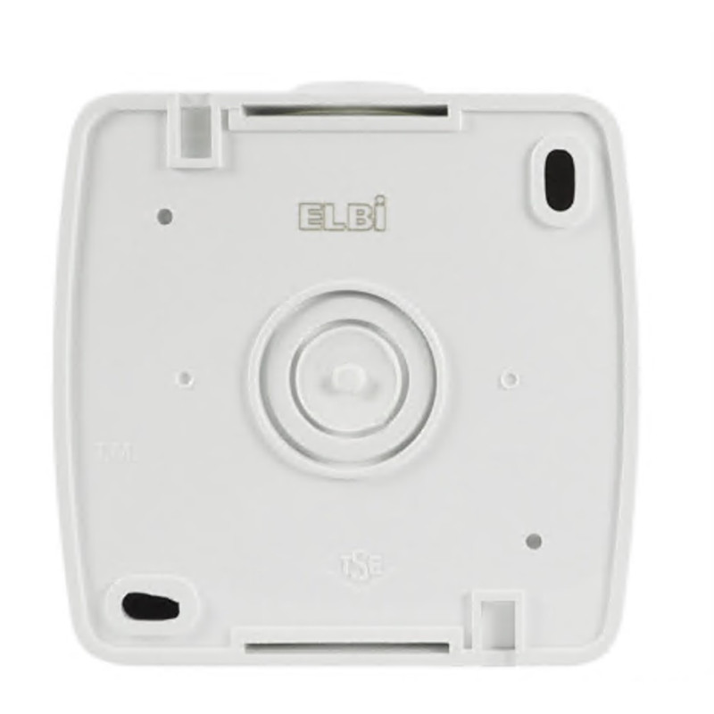 Розетка El-BI Alsu одинарна з/з накладна біла IP20 (504-010200-217)