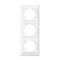 Рамка тройная вертикальная VIDEX BINERA белая (VF-BNFR3V-W)