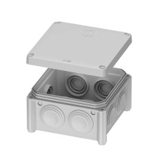 Коробка розподільча PLANK 100х100х50 сіра IB006 IP55