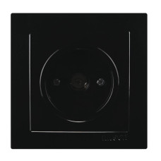 Розетка проходная телевизионная NILSON Touran черная 24221028