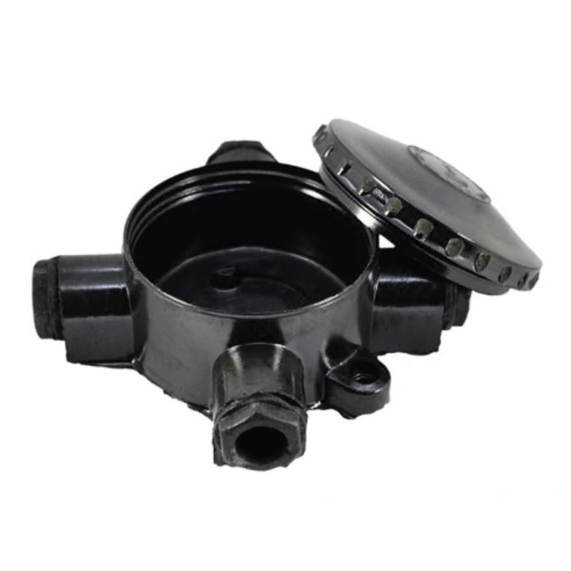 Коробка распределительная карболитовая 4-х рожковая КОР-74 РЕЗ d=100 IP65