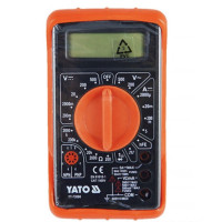 Мультиметр для измерения электрических параметров YATO: цифровой (YT-73080)