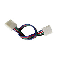Коннектор для LED ленты 50х50 OEM №9 10mm RGB 2 joints wire (провод-2 зажима) SC-09-SWS-10-4