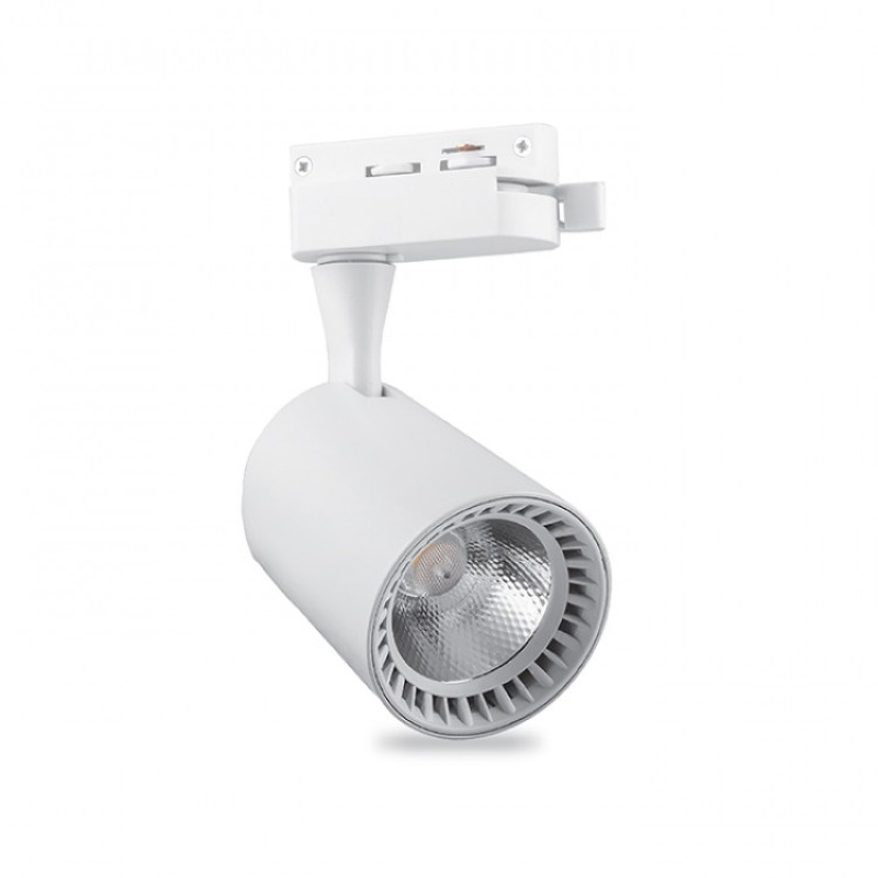 Трековый светодиодный светильник FERON AL102 COB 12W 960LM 2700K IP40 белый 01704