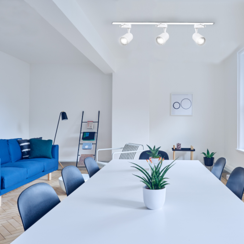 Трековий світлодіодний світильник FERON AL102 COB 12W 960LM 2700K IP40 чорний 01705