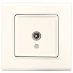 Розетка ТВ конечная VIKO Linnera крем 90401010