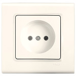 Розетка одинарная б/з VIKO Linnera крем 90401007