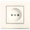 Розетка одинарная б/з VIKO Linnera крем 90401007